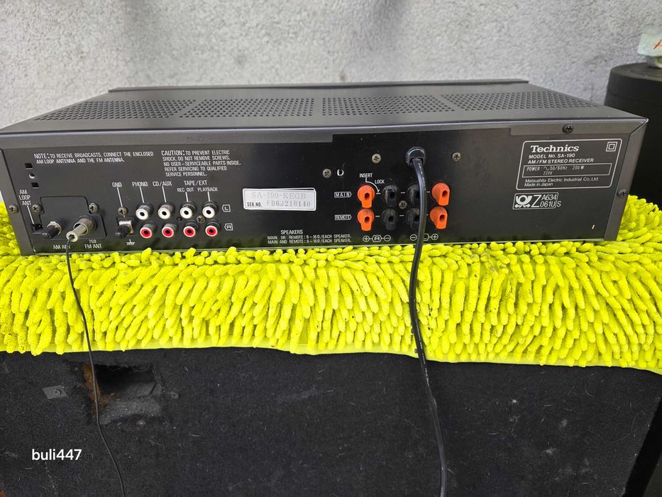 technics sa190 amplituner stereo