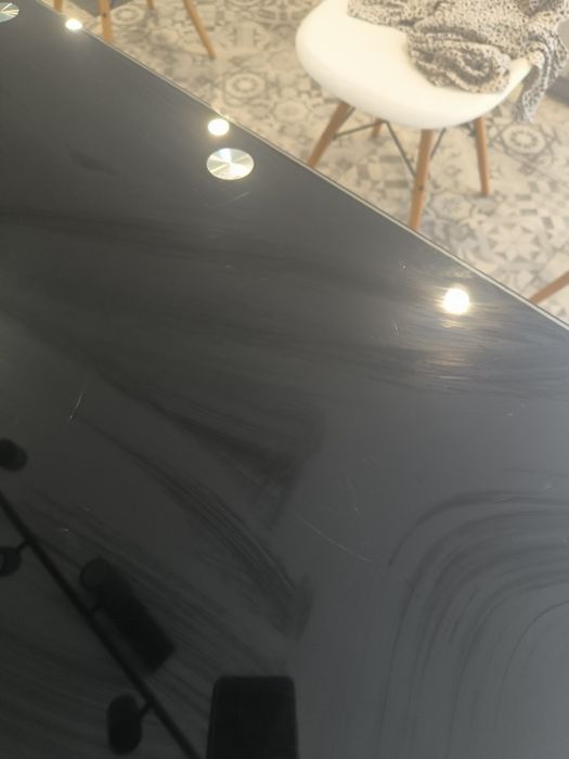 Mesa Extensível em Vidro (com perfis em alumínio)