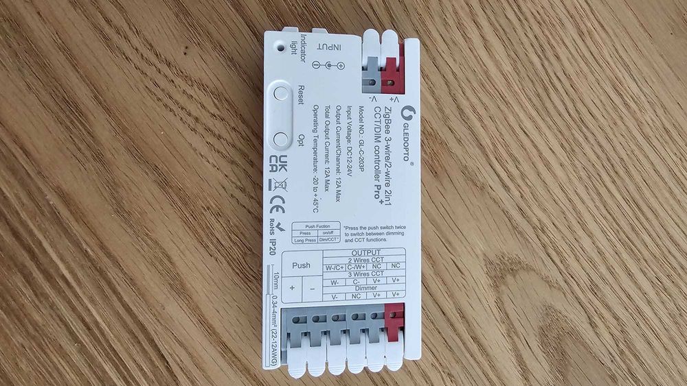 Sterownik LED GLEDOPTO GL-C-203P Zigbee 3.0 RGB+CCT 12-24V | Nowy