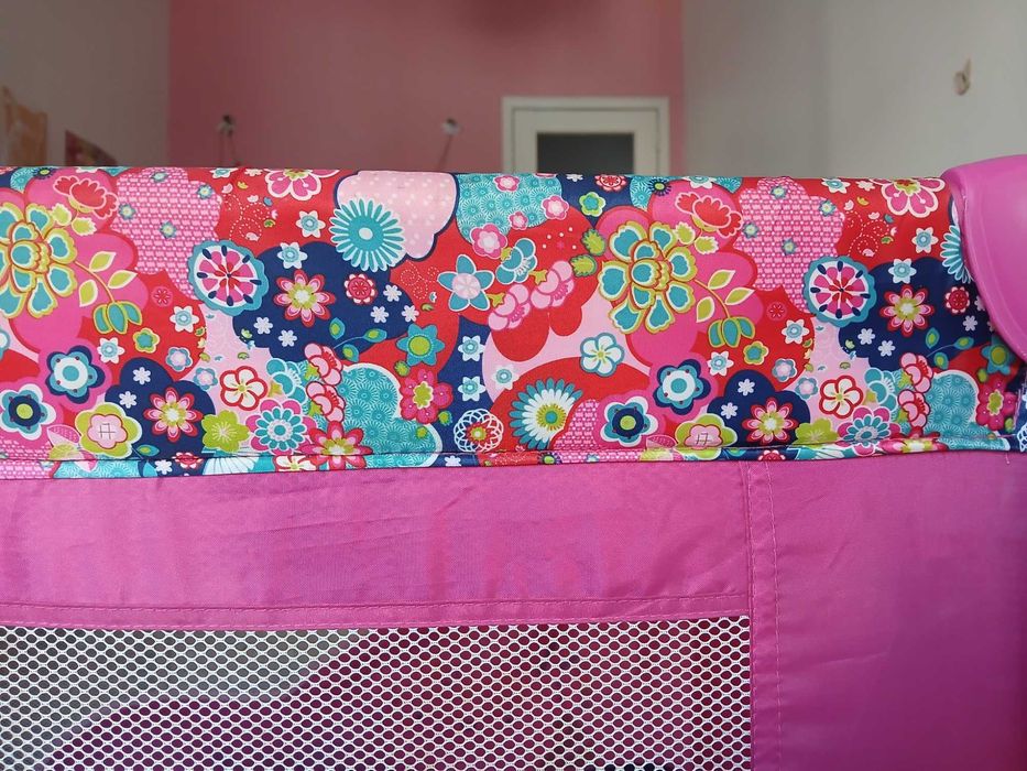 Cama de Viagem Tuc-Tuc rosa
