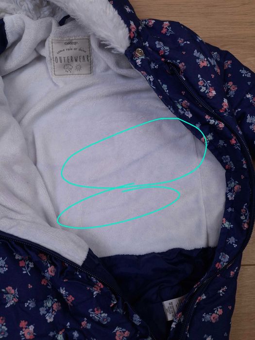 Дитячий демісезонний комбінезон 3-6 міс george для дівчинки