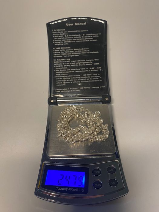 Srebrny łańcuszek bismark