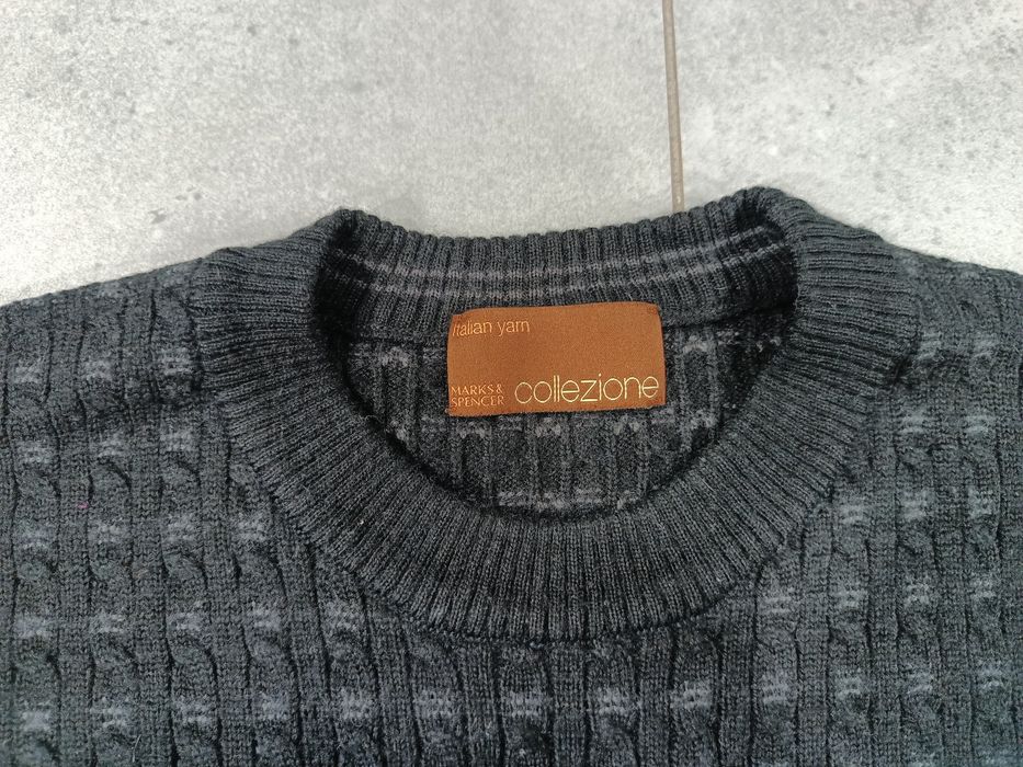 Sweter męski Marks & Spencer Italian Yarn roz. M merino 50%