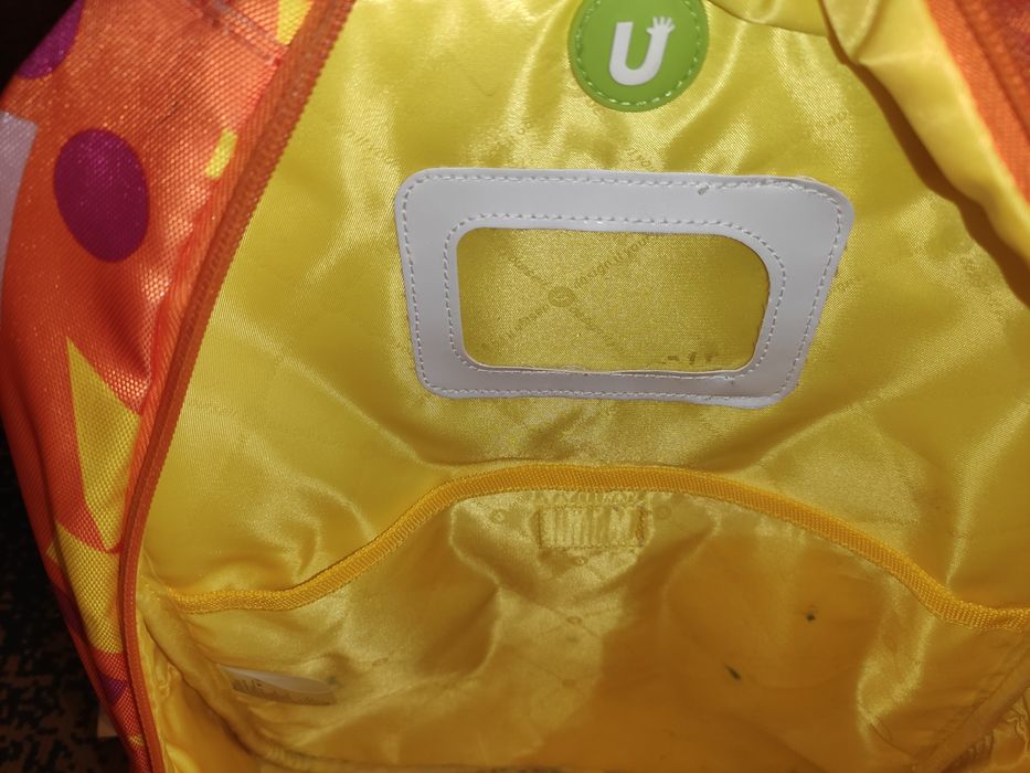 Школьный рюкзак для девочки Upixel Geometry Neverland Оранжевый б/у