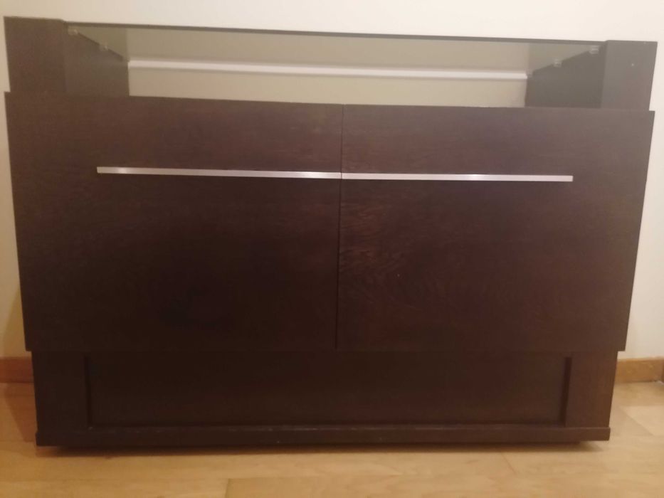 Consola em carvalho wengé