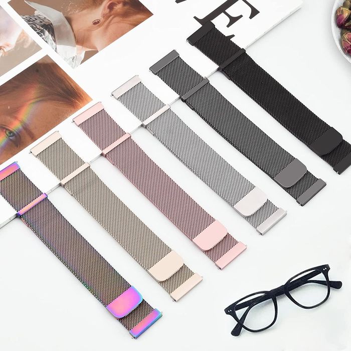 Oumida Elegancka Bransoletka Metalowa do Smartwatcha Amazfit 20 mm