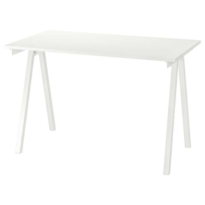 Biurko IKEA Trotten biale 120x70 cm - dostawa gratis