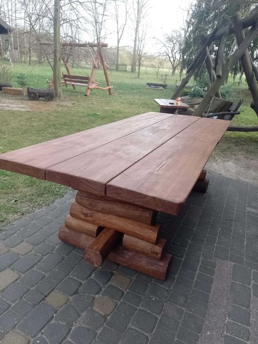 Stół Drewniany Ogrodowy