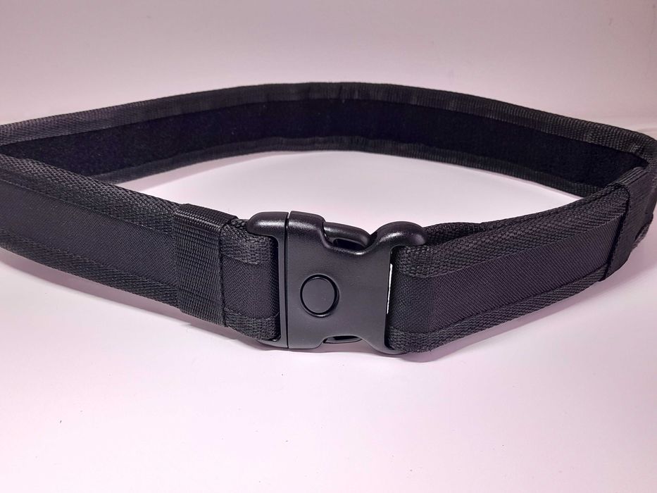 Cinturão Tático Preto com Fivela Rápida - Largo e Resistente