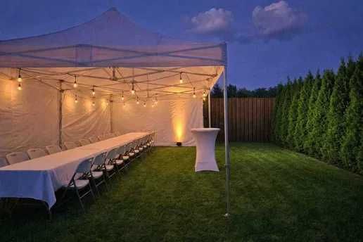 Namioty Imprezowe, Stoły i Krzesła - Wynajem Namiot na imprezę