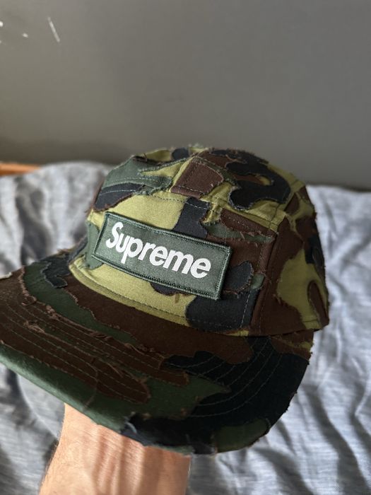 Czapka Supreme 5 Panel Woodland Camo
