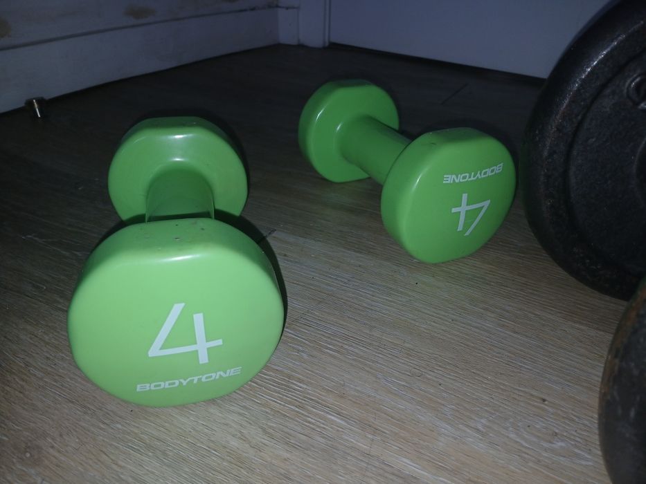 Halteres de 4 e 12kg456399341246238722