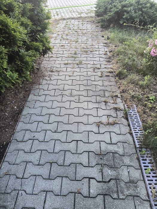 Mycie kostki brukowej i elewacji