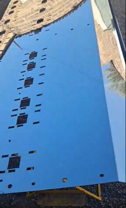 Задняя средняя стенка бункера нержавеющая ASTRA ALFA  СЗ-3.6 5.4