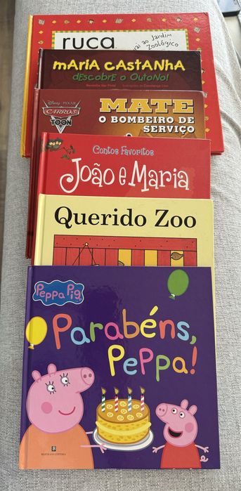 6 livros infantis | Ruca, Mate, Pepa, Maria Catanha, Zoo, Joao e Maria