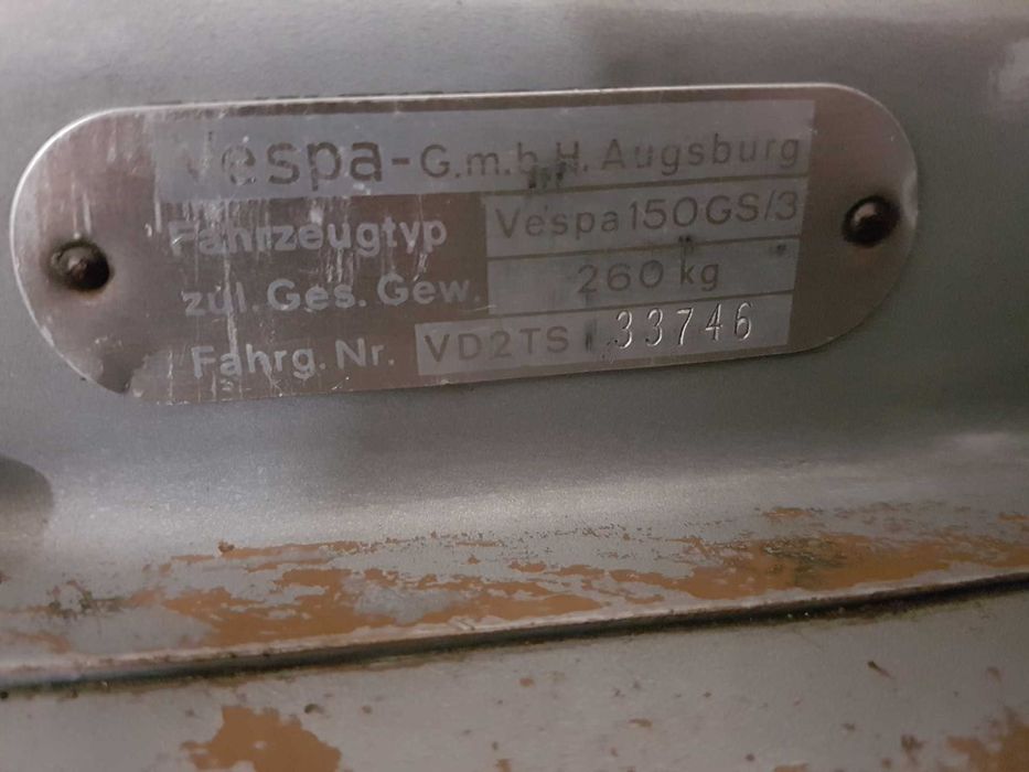Vespa 150 GS3 Augsburg  de 1962 + vespa 50 de 1968 completamente renovada