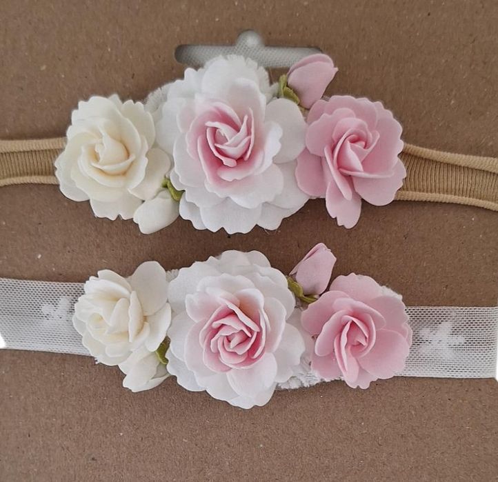 Biała Sukienka do chrztu dla dziewczynki z koronką biała Piękna krótk