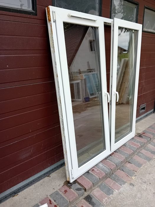 Dwuskrzydłowe okno PCV okna z mikrowentylacją 140x167 DOWÓZ CAŁY KRAJ