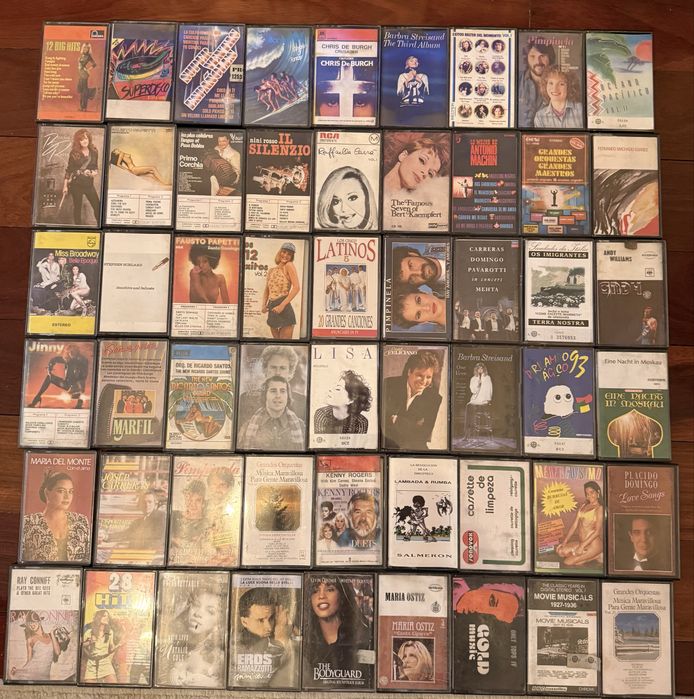 Lote de cassetes de musica