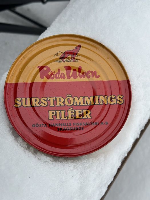 Сюрстромінг сюрстрёмминг 400 грам surstromming roda ulven