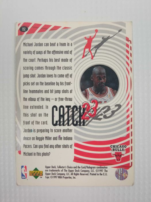 Karta NBA Upper Deck Michael Jordan 1997