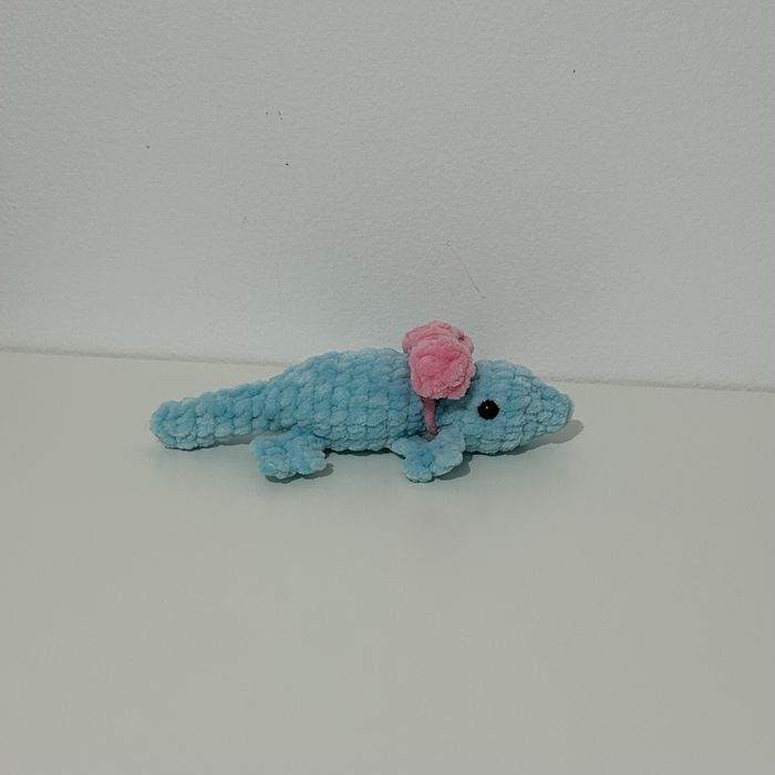 Peluche Crochet Lagartixa