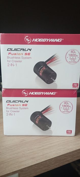 Двигун Hobbywing QuicRun Fusion SE 1800KV (40A) — Система 2-в-1 для трофі та краулерів