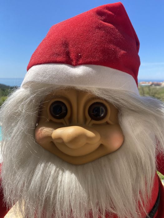 Duende de Natal Russ Berrie grande 70 cm – Vintage