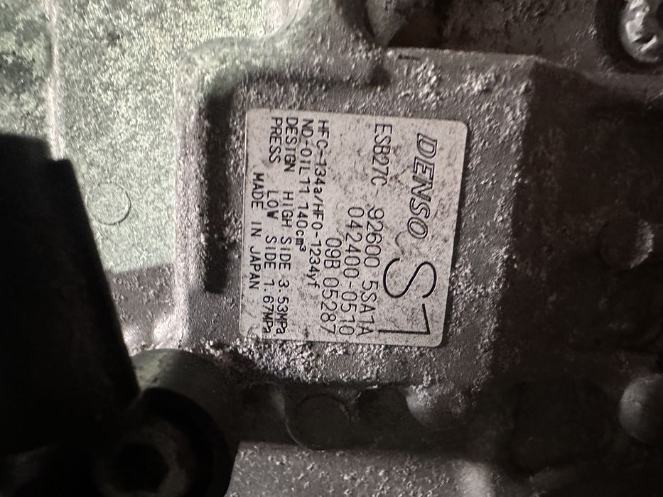 Компресор кондиціонера Nissan Leaf 2 18-23 926005sa1a