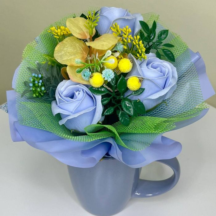 Корпоративные подарки, подарок на 8 марта, букет из мыла