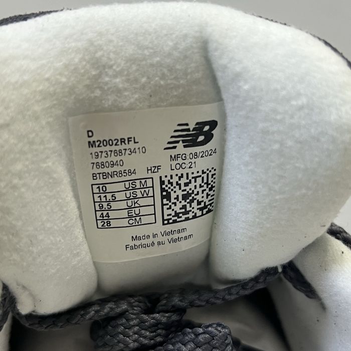 New Balance 2002R оригинал новые кроссовки мужские Grey Black (NEW)