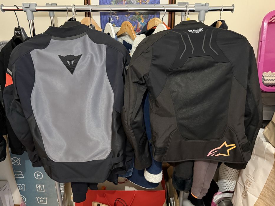 Casacos Dainese e Alpinestar