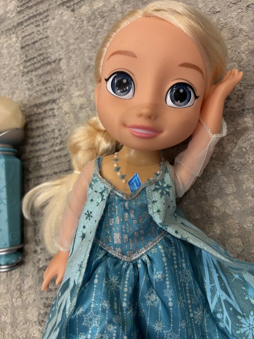 Lalka elsa interaktywna kraina lodu mikrofon śpiewa mam tę moc bdb