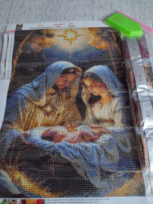 Diamond painting, haft diamentowy