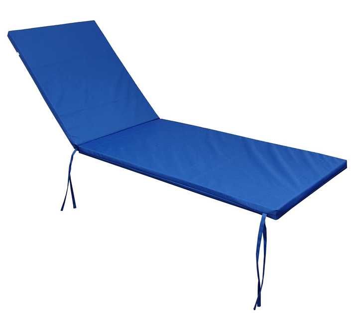 Матрас для шезлонга, синий