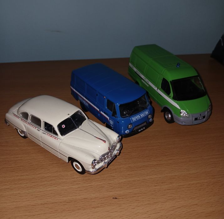 Коллекционные машинки ГАЗель ЗИМ УАЗ, Сhevrolet Bel Air, Ford Mustang