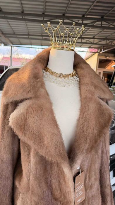 Шикарна норкова шуба , НОВА, Класика , SAGA FURS