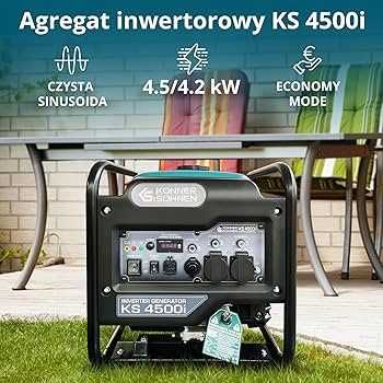 Agregat prądotwórczy przenośny jednofazowy KS 4500i 4,5 kW   Płońsk