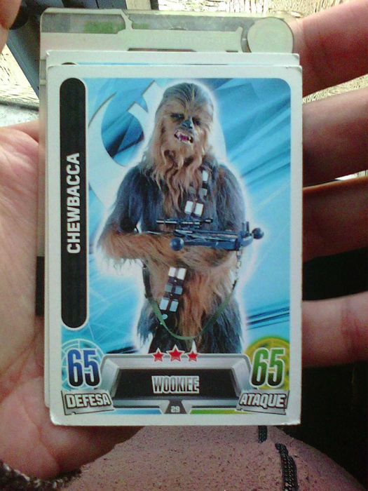 chewbacca star wars carta force attax