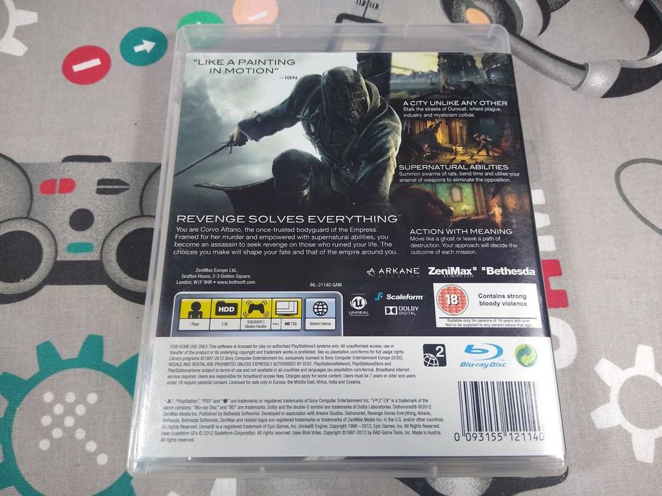 Dishonored Ps3 bez rys