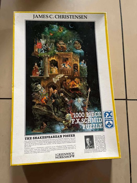 Puzzle Schmid James Christensen The Shakespearean Poster 1000