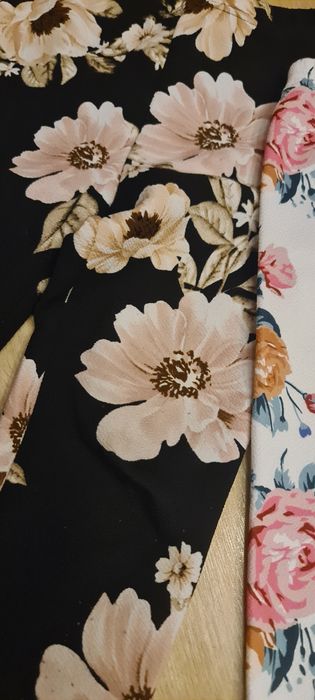 Spodnie KWIATY dla dziewczynki 98