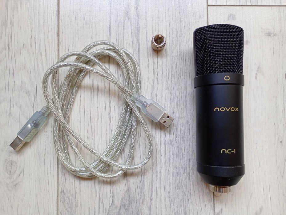 Mikrofon Novox NC-1 USB + POP filter + statyw biurkowy