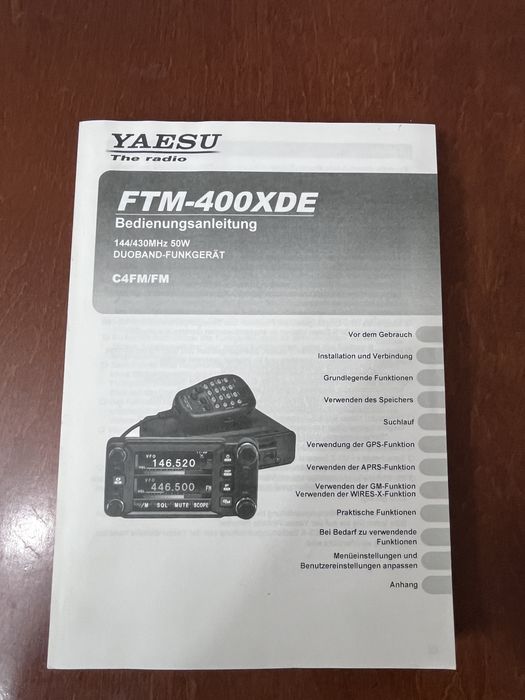 YAESU FTM-400XDE instrukcja obslugi