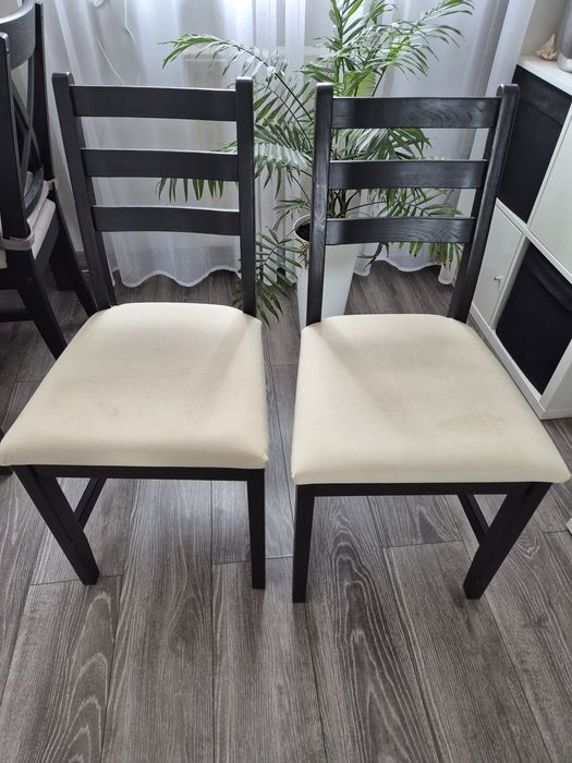 Krzesło krzesła Lerhamn Ikea 2 szt. 50 zł