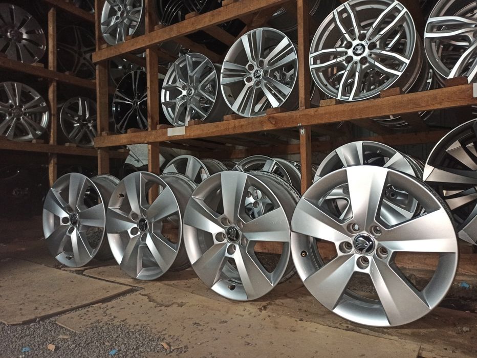 TSM Alufelgi 16"5x112 Ori Skoda Seat Audi VW  Fabia Octavia Superb MG