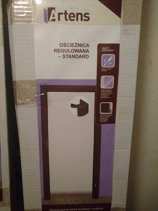 Ościeżnica nakładana na ościeżnicę stalową lewa 80 cm