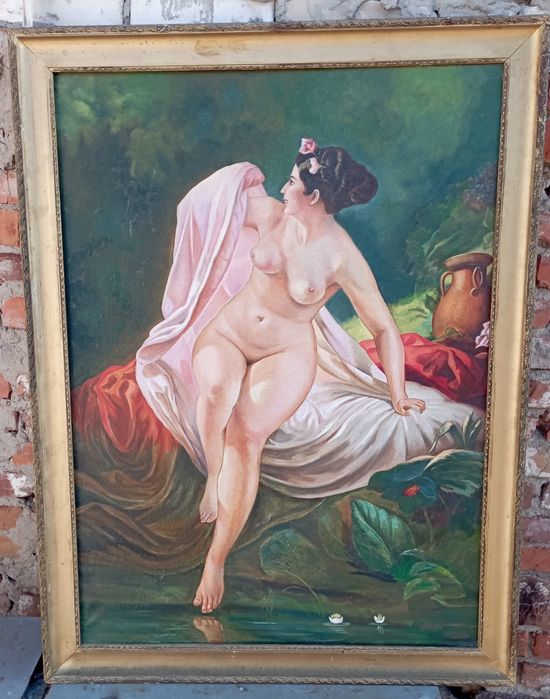 Картина девушка НЮ огромная