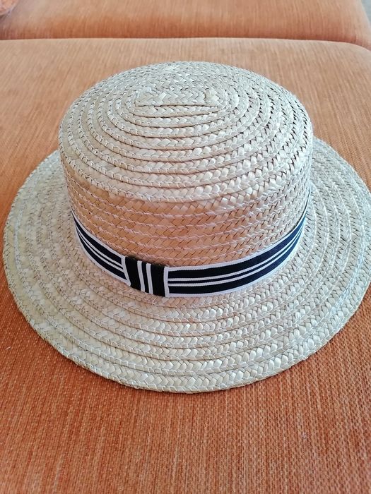Шляпка из соломки