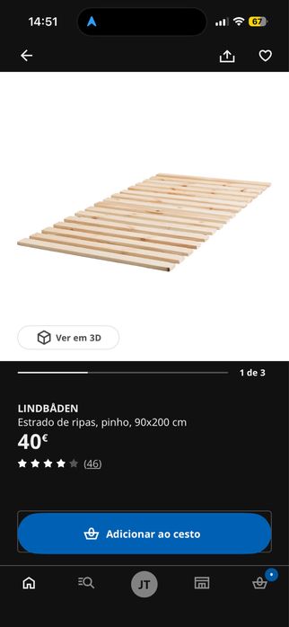 Cama nova embalada